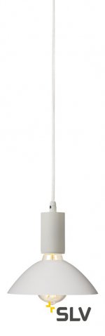 132691 SLV FITU E27 PD-2 светильник подвесной 5m для лампы E27 60Вт макс., без основания, белый