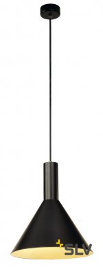 SLV 133310 PHELIA Pendelleuchte, schwarz, D279/H420, E27, max. 23W