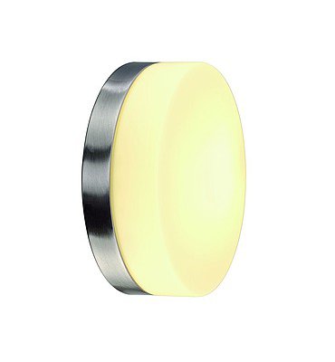 SLV 133700 D-TECT E27 светильник с датчиком движения для лампы E27 20Вт макс., серый металлик/ стекло белое