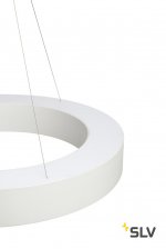 SLV 133841 MEDO PRO 60 RING Pendel- leuchte, weiss, LED