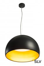 133897 SLV BELA 60 светильник подвесной с LED 31Вт, 3000К, 1850лм, черный/ золотой