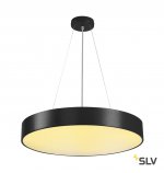 SLV 135120 MEDO 60 LED Deckenleuchte, schwarz, optional abpendelbar