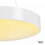 SLV 135121 MEDO 60 LED Deckenleuchte, weiss, optional abpendelbar