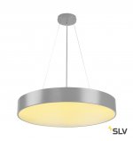 SLV 135124 MEDO 60 LED Deckenleuchte, silbergrau, optional abpendelbar