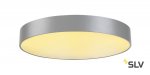 SLV 135124 MEDO 60 LED Deckenleuchte, silbergrau, optional abpendelbar