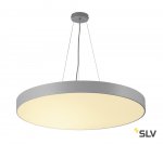 SLV 135174 MEDO 90 LED Deckenleuchte, silbergrau, optional abpendel- bar