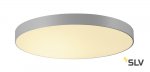 SLV 135174 MEDO 90 LED Deckenleuchte, silbergrau, optional abpendel- bar