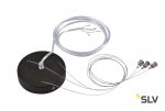 SLV 135250 Abh?ngset f?r 1-10V MEDO LED, schwarz, 5-adrig