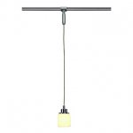 SLV 138861 WAVE, NEW SURA светильник подвесной для лампы QT12 G6.35 35Вт макс., хром/ стекло белое