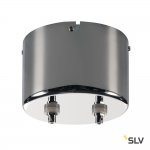 138992 SLV TENSEO, TRAFO 210VA трансформатор индукционный 210ВА, 230В/12В AC в декоративном корпусе, хром