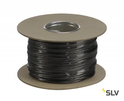139040 SLV TENSEO, тросик в изоляции, сечение 4 кв.мм, 25А макс., черный (1м)