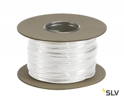 139041 SLV TENSEO, тросик в изоляции, сечение 4 кв.мм, 25А макс., белый (1м)