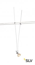 139072 SLV TENSEO, WIRE II MR16 светильник 12В AC для лампы QR-C51 50Вт макс., хром