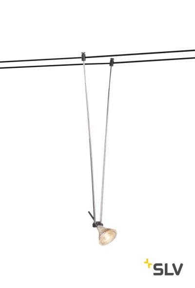 139080 SLV TENSEO, TELESCOPE светильник 12В AC для лампы QR-C51 20Вт макс., черный