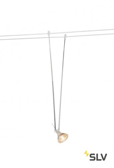 139081 SLV TENSEO, TELESCOPE светильник 12В AC для лампы QR-C51 20Вт макс., белый