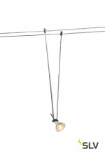 139082 SLV TENSEO, TELESCOPE светильник 12В AC для лампы QR-C51 20Вт макс., хром