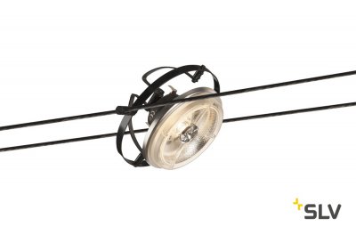139110 SLV TENSEO, WIRE QRB светильник 12В AC для лампы QR111 G53 35Вт макс., черный 139110 SLV TENSEO, WIRE QRB светильник 12В AC для лампы QR111 G53 35Вт макс., черный