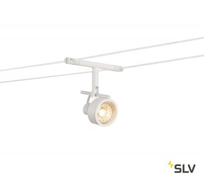 139131 SLV TENSEO, SALUNA светильник 12В AC для лампы QR-C51 35Вт макс., белый