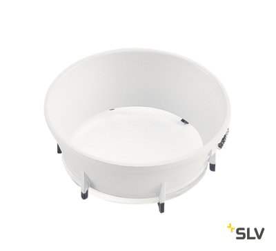 140241 SLV D-TRACK, REVILO, кольцо декоративное, белый