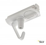 SLV 143171 Adapter f?r 1-Phasen Hochvolt- schiene, weiss, elektrisch, mit Haken