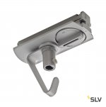 SLV 143172 Adapter f?r 1-Phasen Hochvolt- schiene, silber, elektrisch, mit Haken