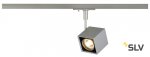 SLV 143354 ALTRA DICE Spot, eckig, silbergrau/schwarz, GU10, max. 50W, inkl. 1P.-Adapter