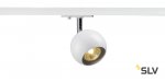 SLV 144011 LIGHT EYE Spot GU10, weiss/ chrom, GU10, max. 50W, inkl. 1P.-Adapter