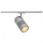SLV 144114 STRUCTEC LED 24W, rund, silber, 3000K, 60°, inkl. 1P.-Adapter