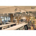 SLV 144114 STRUCTEC LED 24W, rund, silber, 3000K, 60°, inkl. 1P.-Adapter