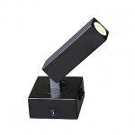 SLV 146270 STIX Wandleuchte, schwarz, 1x3W LED, warmweiss, 60°, 3000K, mit Gelenk