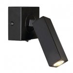 SLV 146270 STIX Wandleuchte, schwarz, 1x3W LED, warmweiss, 60°, 3000K, mit Gelenk