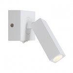 SLV 146271 STIX Wandleuchte, weiss, 1x3W LED, warmweiss, 60°, 3000K, mit Gelenk