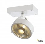 SLV 147301 KALU 1 QPAR Deckenleuchte, mattweiss, ES111, max. 75W