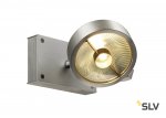 SLV 147306 KALU 1 QPAR Deckenleuchte, alu-geb?rstet, ES111, max. 75W