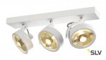 SLV 147321 KALU 3 QPAR Deckenleuchte, mattweiss, ES111, max. 3x75W