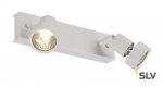 SLV 147371 PURI 2 Deckenleuchte, matt- weiss, 2xGU10, max. 2x50W, mit Decoring