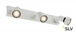 SLV 147381 PURI 3 Deckenleuchte, matt- weiss, 3xGU10, max. 3x50W, mit Decoring