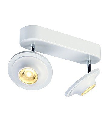 SLV 147801 LEFA 2 ¤ светильник накладной с 2-мя COB LED по 5Вт (12.9Вт), 3000K, 600lm, белый