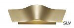 SLV 147823 WAVE WALL Wandleuchte, messing, 2x4,5W LED, 3000K
