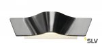 SLV 147826 WAVE WALL Wandleuchte, alu brushed, 2x4,5W LED, 3000K