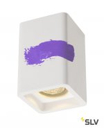 SLV 148004 PLASTRA Deckenleuchte, CL-1, eckig, weisser Gips, GU10, max.35W