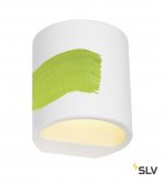 SLV 148016 PLASTRA Wandleuchte, GL 104 ROUND, weisser Gips, G9, max. 42W