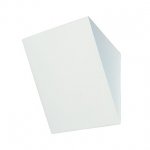 SLV 148017 PLASTRA Wandleuchte, GL 105 TORCH, weisser Gips, E14, max. 11W