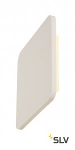 SLV 148019 PLASTRA SQUARE Wandleuchte, eckig, weisser Gips, 48 LED, 3000K