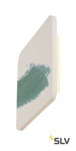 SLV 148019 PLASTRA SQUARE Wandleuchte, eckig, weisser Gips, 48 LED, 3000K