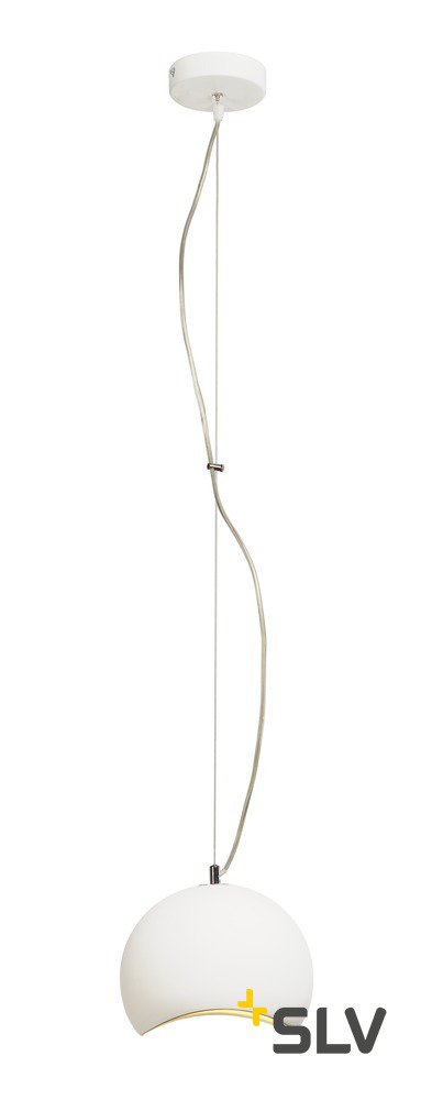 SLV 148040 PLASTRA Pendelleuchte, PD-1, weisser Gips, GX53, max. 9W