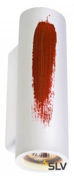 SLV 148060 PLASTRA Wandleuchte, Gips, rund, 2xGU10