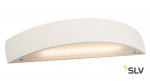 148062 SLV PLASTRA BOW LED светильник настенный с LED 2x 9Вт (19Вт), 3000К, 1050лм, белый гипс