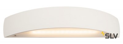 148062 SLV PLASTRA BOW LED светильник настенный с LED 2x 9Вт (19Вт), 3000К, 1050лм, белый гипс