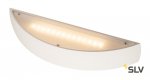 148062 SLV PLASTRA BOW LED светильник настенный с LED 2x 9Вт (19Вт), 3000К, 1050лм, белый гипс